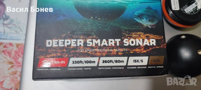 Сонар Deeper Pro +, снимка 6 - Такъми - 55258475