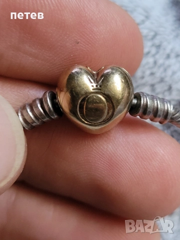 Pandora. сребърна гривна., снимка 2 - Антикварни и старинни предмети - 55242407