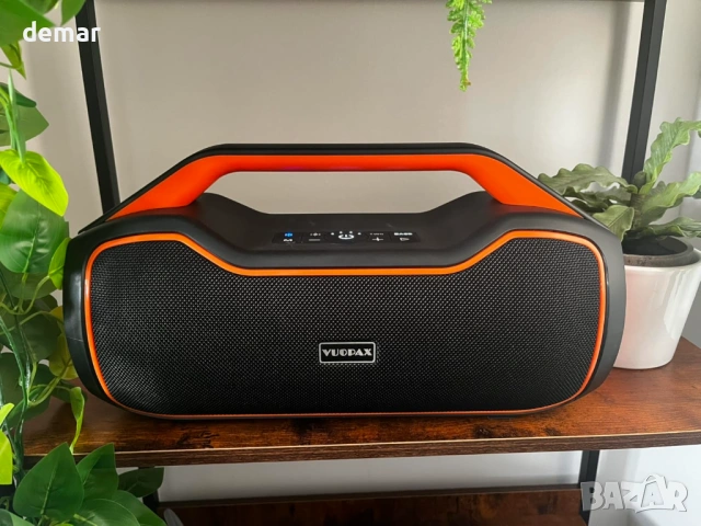 VUOPAX Преносим Bluetooth високоговорител безжичен, 200W пиков звук, DSP/TWS/AUX/TF/BT5.4, снимка 10 - Bluetooth тонколони - 54406215