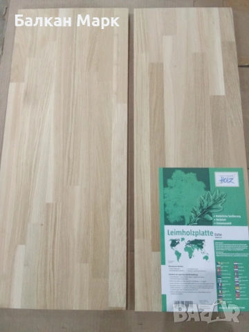 Дъбов плот от масив (Leimholzplatte Eiche) – 800x600x18 мм