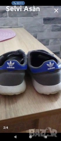 Оригинални децки маратонки Adidas 24 номер, снимка 3 - Детски маратонки - 53999346