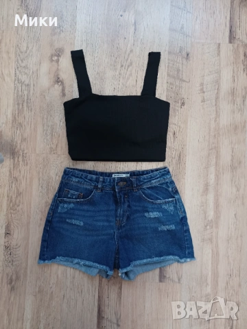 Дънки Stradivarius и топ