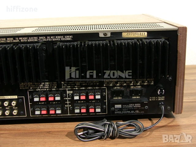Ресивър  Sansui qrx-8001, снимка 10 - Ресийвъри, усилватели, смесителни пултове - 54698946