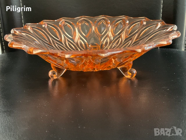 Купа за бонбони «Lausitzer Glas», Германия., снимка 2 - Колекции - 55281572