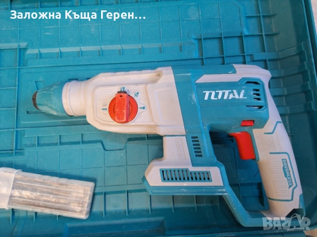 Комплект Машини TOTAL - Перф,Флекс и Винтоверт, снимка 4 - Куфари с инструменти - 55359261