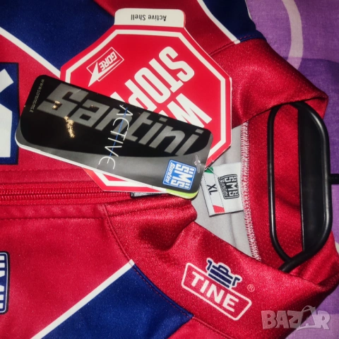 🚴‍♂️Чисто ново вело яке SMS Santini Норвегия (Windstopper) - размер XL , снимка 8 - Велосипеди - 54655515