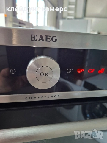 Фурна за вграждане AEG COMPETENCE MAXI PYROLIS мод.BY9304101M 74л. , снимка 3 - Печки, фурни - 55228929