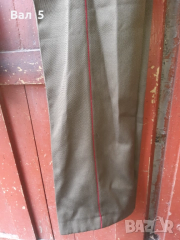 Военна соц униформа старшина БНА , НРБ. КАТО НОВА, снимка 9 - Антикварни и старинни предмети - 54081342