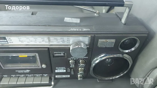 Sanwa 7096 Stereo Radio Cassette Recorder , снимка 5 - Радиокасетофони, транзистори - 55419797