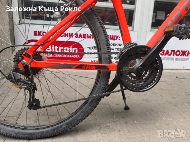 Планински велосипед B'Twin Rockrider 340 Orange  26", снимка 5 - Велосипеди - 54590338