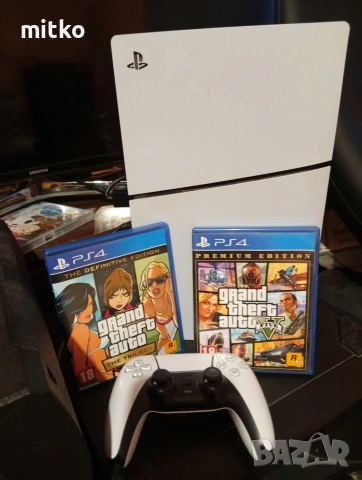 PlayStation 5 като нов с две игри , снимка 2 - PlayStation конзоли - 54796979
