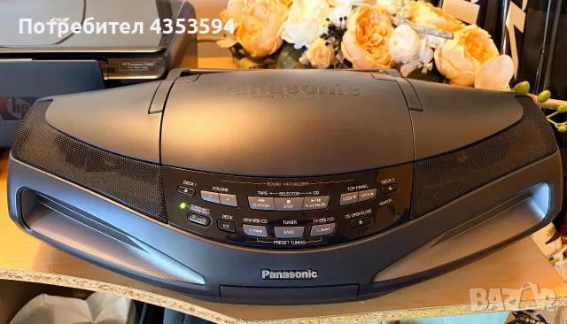 Panasonic RX-ED77 - Кобра, касетофон, компакт диск, радио , снимка 3 - Аудиосистеми - 55415473