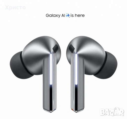 НОВО!!! Samsung Galaxy Buds3 Pro Silver + Galaxy SmartTag2 Bundle  , снимка 6 - Bluetooth слушалки - 54514463