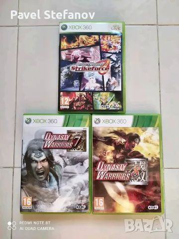 Dynasty Warriors колекция за Xbox 360 – 3 оригинални игри с книжки🔥