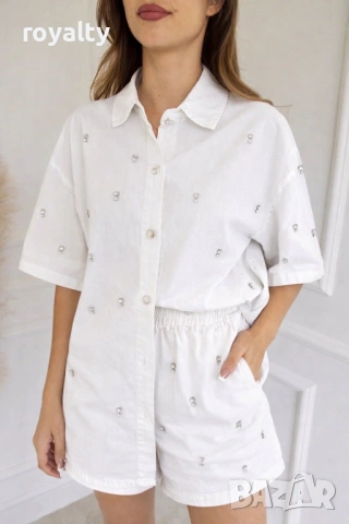 Нов Стилен Дамски Комплект Различни Цветове , снимка 2 - Спортни екипи - 54138049