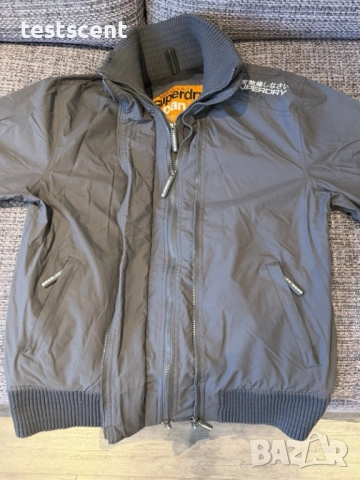 Мъжко яке тип ветровка Men’s Superdry Windbreaker Jacket – XXL черно и оранжево, снимка 10 - Якета - 54325284