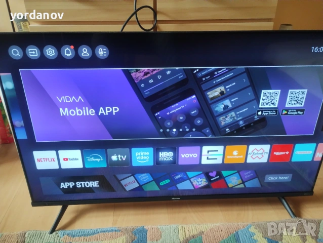 Hissene  телевизор 43" Smart Full HD, снимка 8 - Телевизори - 54400112