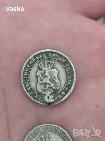 2 1/2 стотинки 1888 -две монети, снимка 7 - Нумизматика и бонистика - 55337890