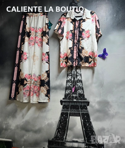 Комплект сатен с риза