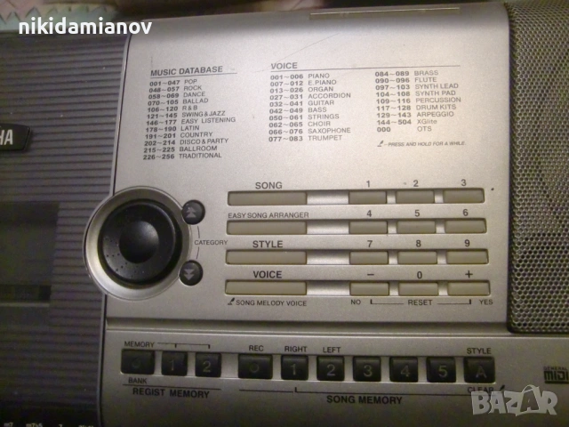 Продавам синтезатор YAMAHA YPT-400 запазен   , снимка 4 - Синтезатори - 54403183