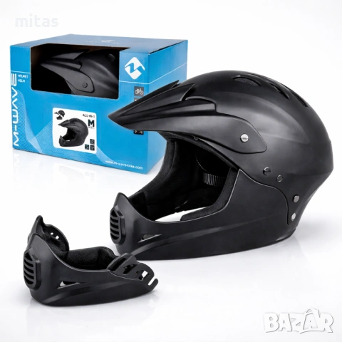 Модулна кросова каска VENTURA, Full face, DOT Сертификат, Регулируема, Размер: M/L, снимка 8 - Аксесоари за велосипеди - 46191653