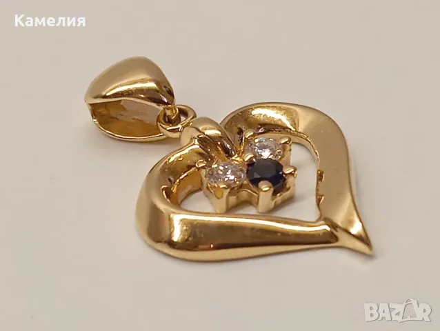 Руско злато. Висулка с брилианти. , снимка 7 - Колиета, медальони, синджири - 55333593