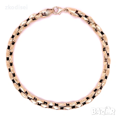 Златна мъжка гривна 6,45гр. 21,0см. 14кр. проба:585 модел:38185-1