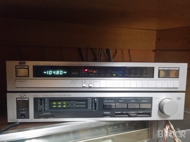 JVC .Усилвател.Сд плеър.Тунер. Дек. Магнитофон 