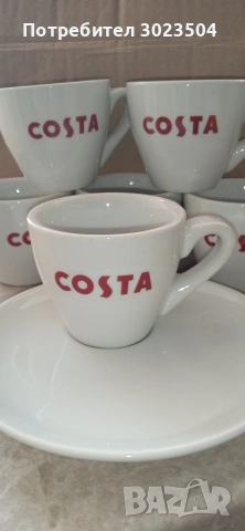 Комплект чаши за кафе еспресо Costa, снимка 3 - Чаши - 54934663