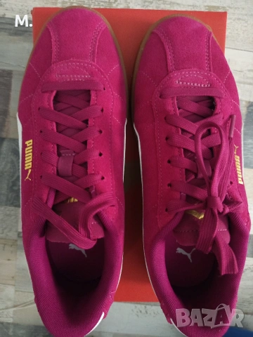 Дамски сникърси Puma Club II естествена кожа, снимка 8 - Маратонки - 54667771