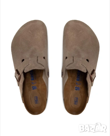 Сандали сабо чехли - Birkenstock Boston Taupe с мека стелка  номер 39 