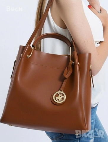 Дамска чанта U.S. Polo Assn., снимка 3 - Чанти - 54371345
