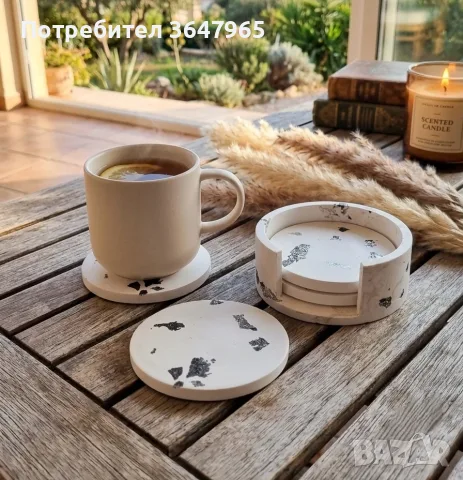 Подложки за чаши ръчно направени 