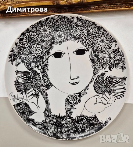 Голяма стенна чиния, Rosenthal 