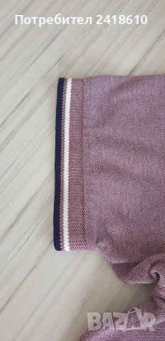 Fred Perry Pique Cotton Slim Fit Mens Size XL ОРИГИНАЛ! Мъжка Тениска!, снимка 9 - Тениски - 55143248