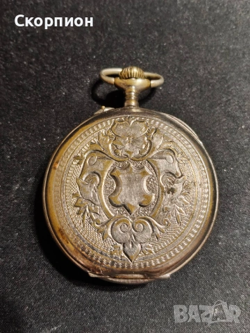 Швейцарски джобен часовник с посребрени капаци 1925г. - ПРОМОЦИЯ, снимка 12 - Джобни - 49866321