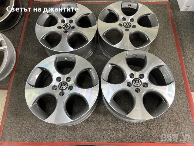 Джанти 18 Цола 5х112 VW Golf 5 6 7 GTI Caddy Touaran Original , снимка 3 - Гуми и джанти - 54632739
