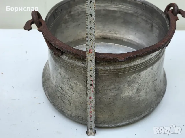 Медно котле - бакър, снимка 2 - Антикварни и старинни предмети - 55381533
