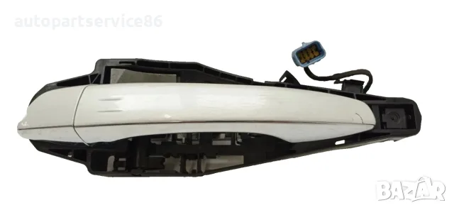 Външна дръжка на задна лява врата сребриста хромирана за Peugeot 508 2.0 HDi (2012) 9686433780