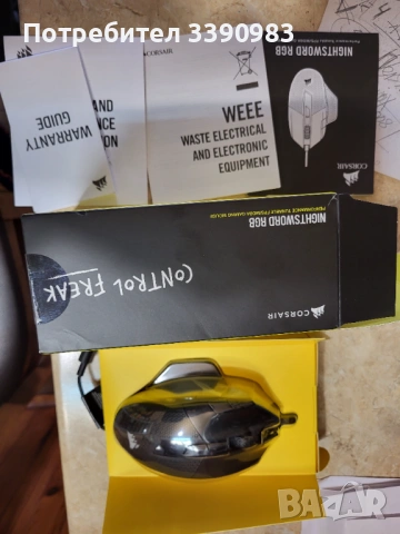 Corsair NIGHTSWORD RGB ,НОВА мишка геймърска