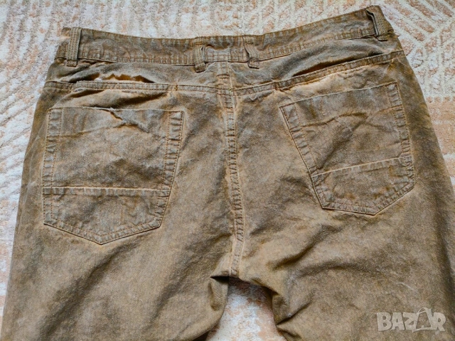 Италиански дънки Alcott 53, слим, № 36 (L), шоколадов цвят, снимка 2 - Дънки - 54025568