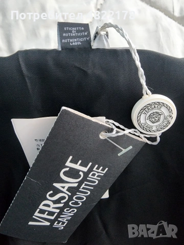 кожено яке Versace, снимка 6 - Якета - 55265000