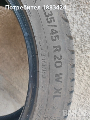 4 броя всесезонни 235/45R20 Continental All Season Contact 2 - нови на 700 км., снимка 6 - Части - 54426592