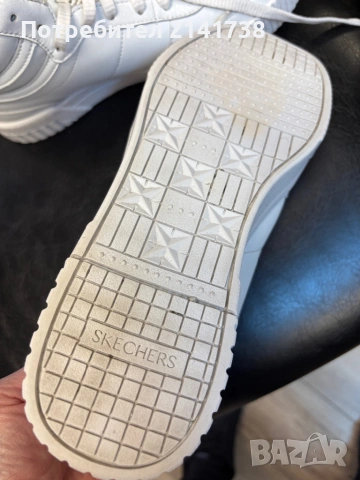 Високи маратонки Skechers от еко кожа-ортопедични, снимка 5 - Маратонки - 54012621