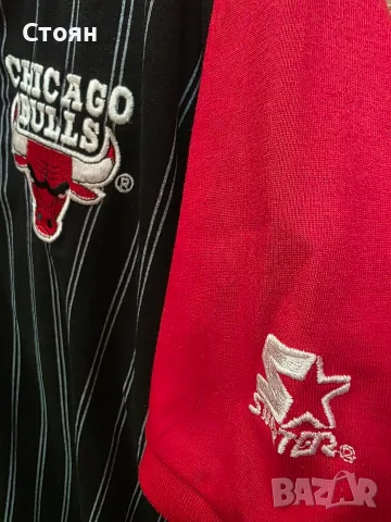 Ретро блуза Chicago Bulls Starter, снимка 4 - Спортни дрехи, екипи - 55581851