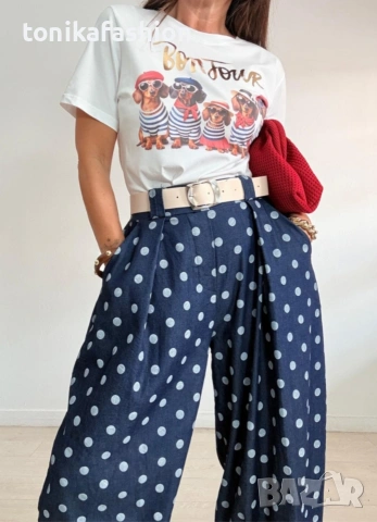 Панталон на точки, снимка 2 - Панталони - 54341984