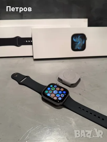 ЧИСТО НОВ Apple Watch Series 11 46 mm Space Gray, снимка 7 - Смарт гривни - 55450553