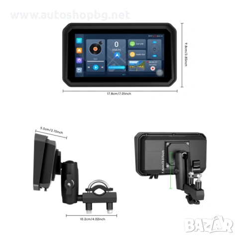 Мултимедия за Мотор с GPS, DVR и Dual Camera (4GB + 64GB), снимка 3 - Аксесоари и консумативи - 54447164