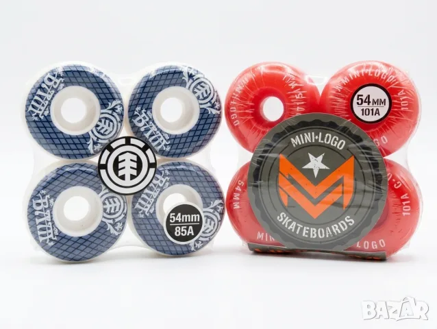 Skateboard Skate Wheels 54mm Гуми колела колелца за скейтборд скейт ELEMENT MINI LOGO 