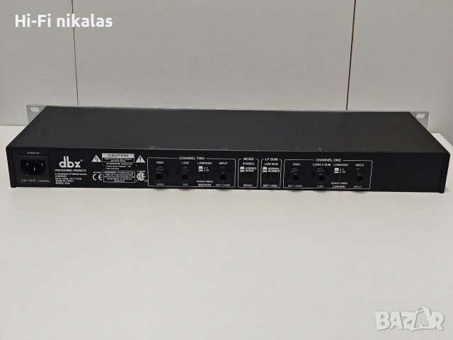 професионален стерео кросоувър DBX 223s, снимка 5 - Ресийвъри, усилватели, смесителни пултове - 54132424
